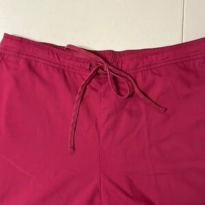 Cherokee scrub pants , berry red , sz medium ,